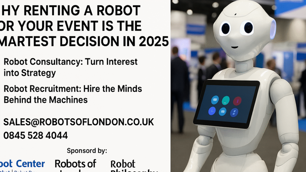 Why Renting a robot for your event is the smartest decision in 2025