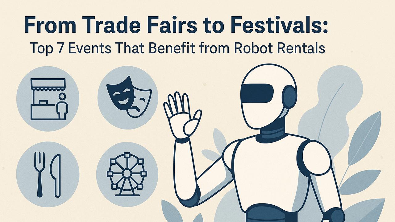 From Trade Fairs to Festivals: Top 7 Events That Benefit from Robot Rentals