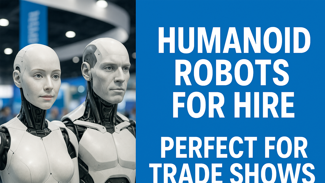 Humanoid Robots for Hire: Perfect for Trade Shows