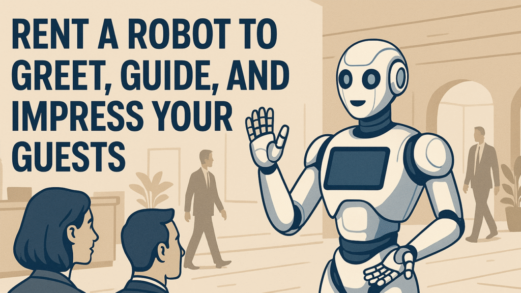 Rent a Robot to Greet, Guide, and Impress Your Guests
