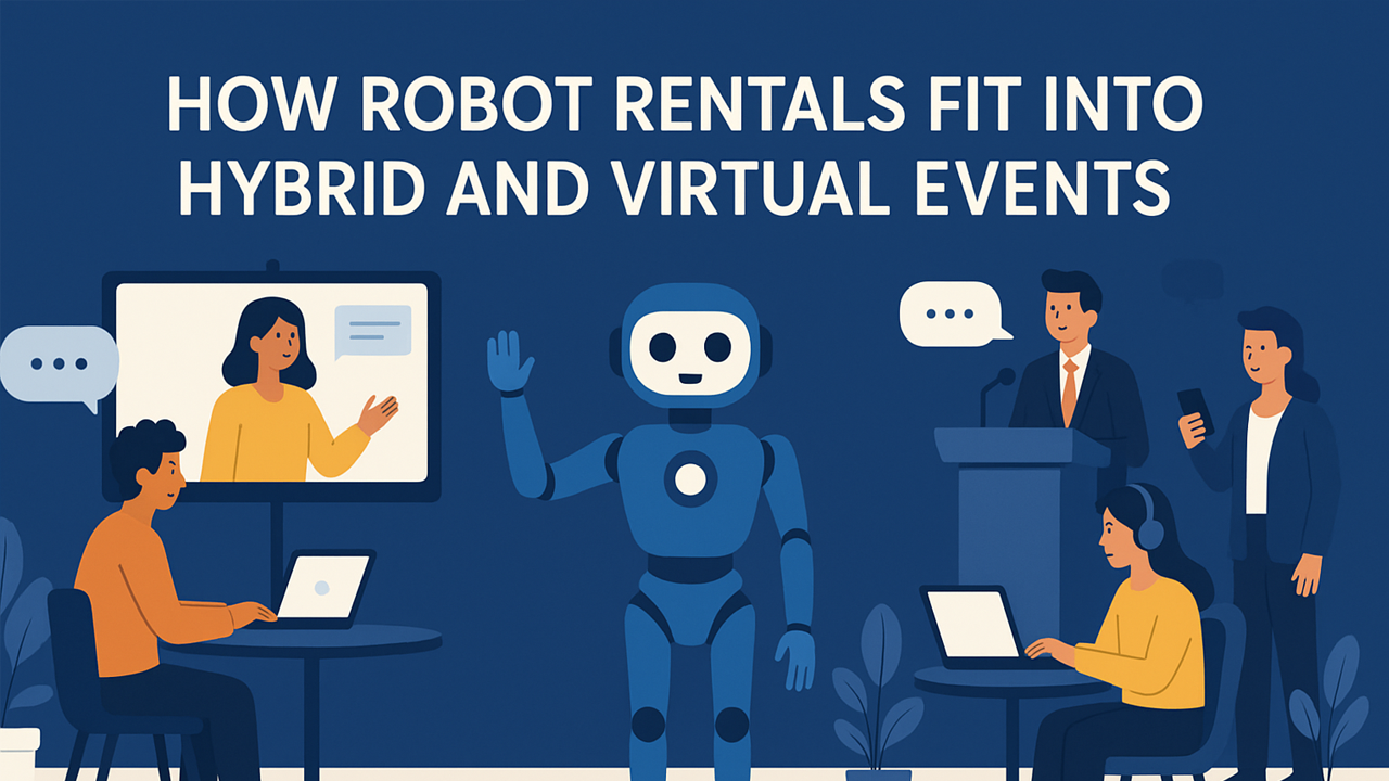 How Robot Rentals Fit Into Hybrid and Virtual Events