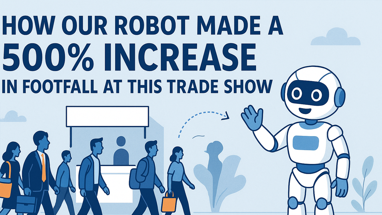 How our Robot Made a 500% Increase in Footfall at This Trade Show