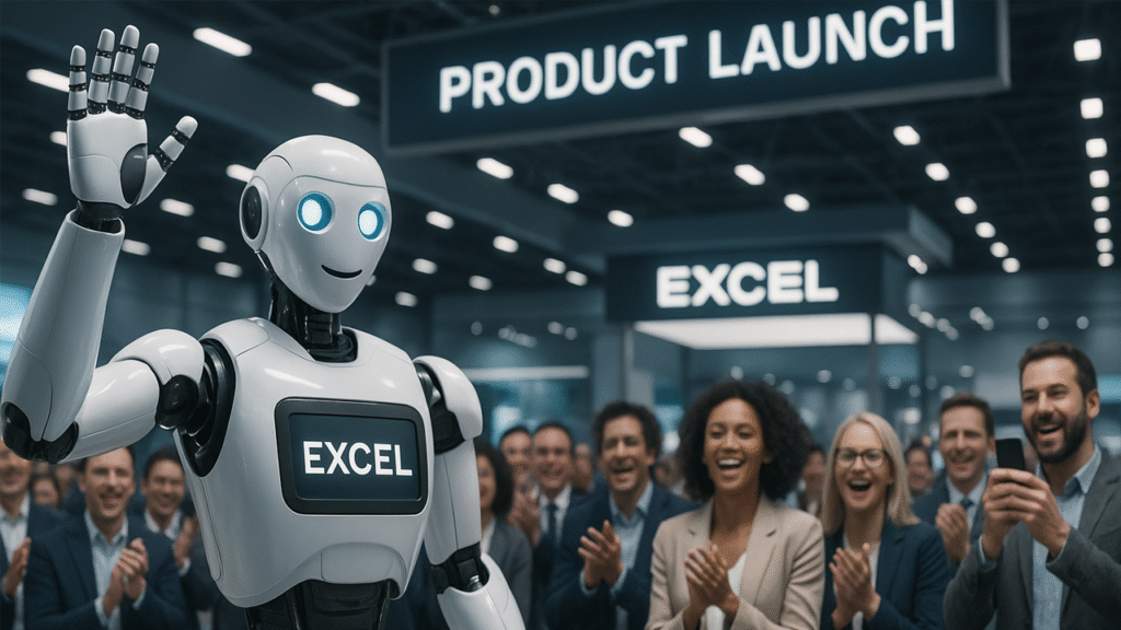 Robot Greeter Wows Crowds at Excel Product Launch