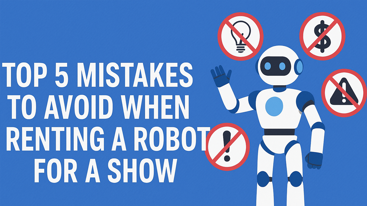 Top 5 Mistakes to Avoid When Renting a Robot for a Show