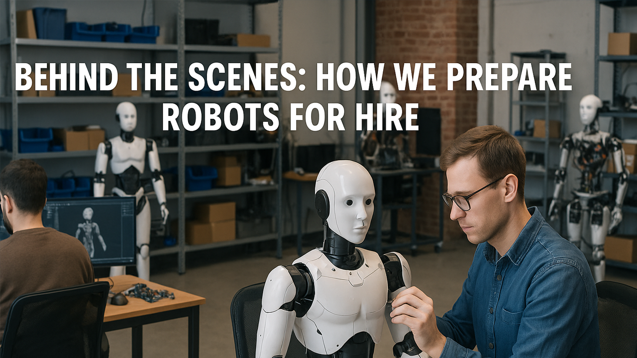 Behind the Scenes: How We Prepare Robots for Hire