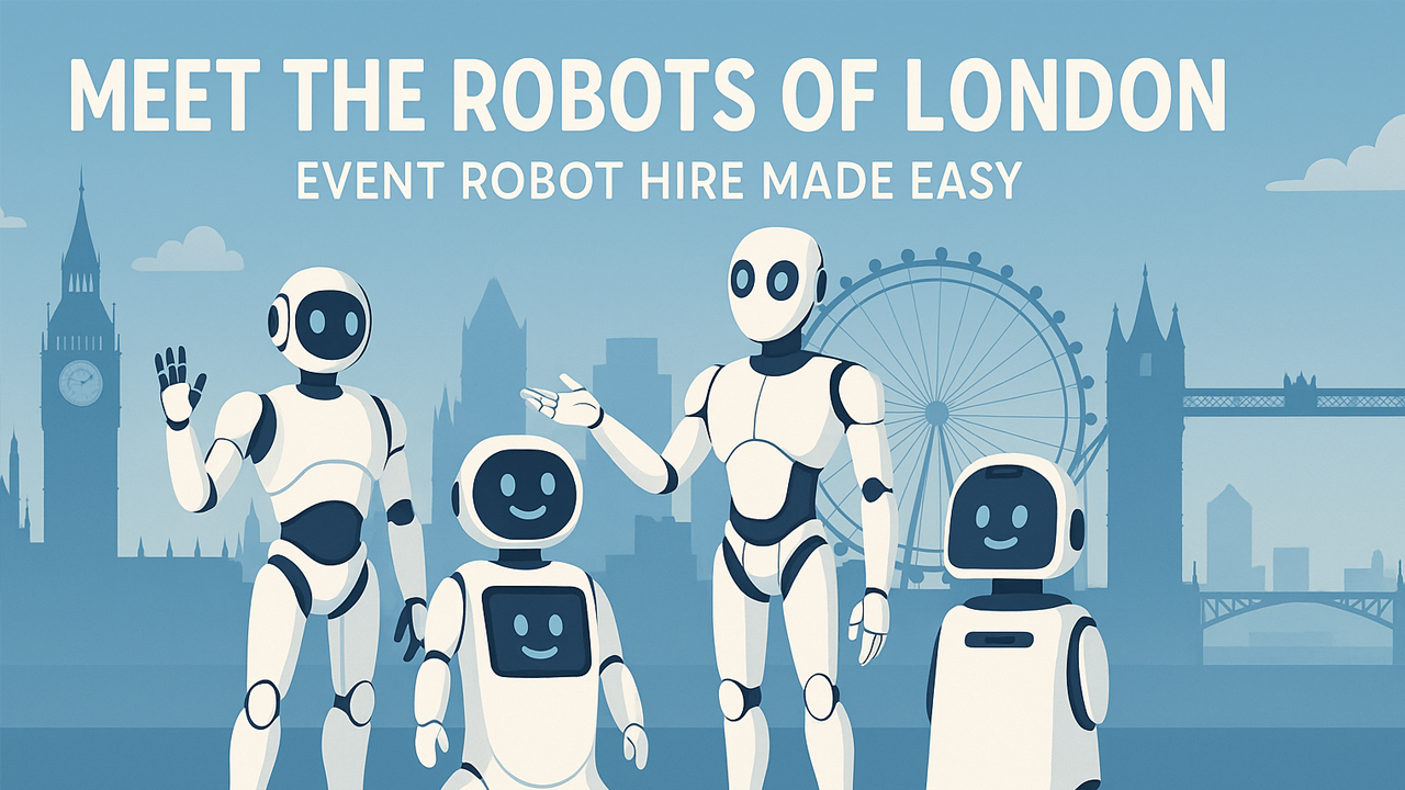 Meet the Robots of London - Event Robot Hire Made Easy