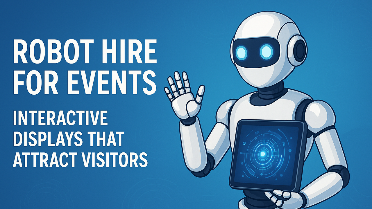 Robot Hire for Events - Interactive Displays That Attract Visitors