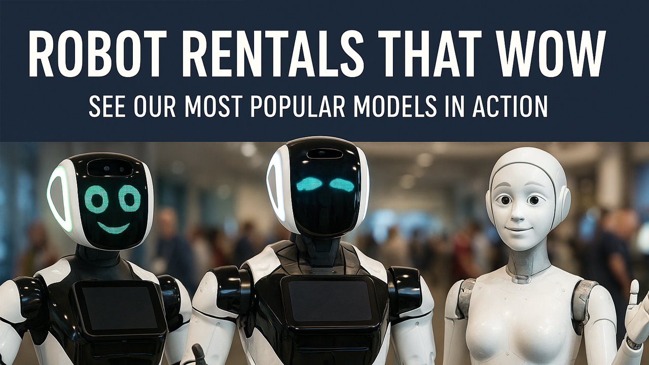Robot Rentals That Wow - See Our Most Popular Models in Action