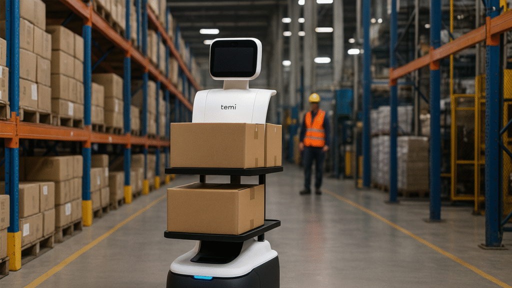 How Temi-Go Increases Productivity in Warehouses and Factories