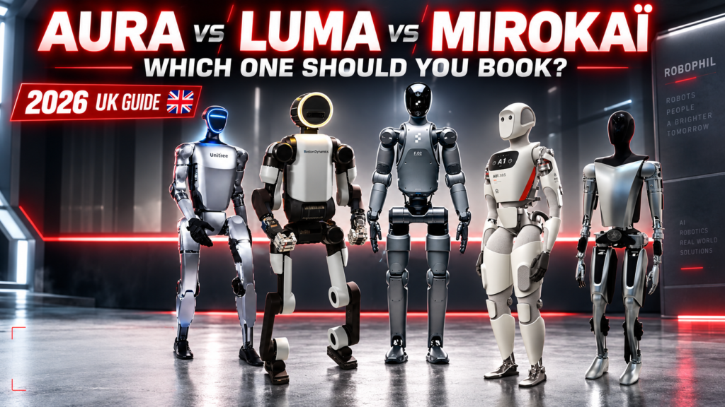 Aura vs Luma vs Mirokaï — Which One Should You Book (2026 Guide)