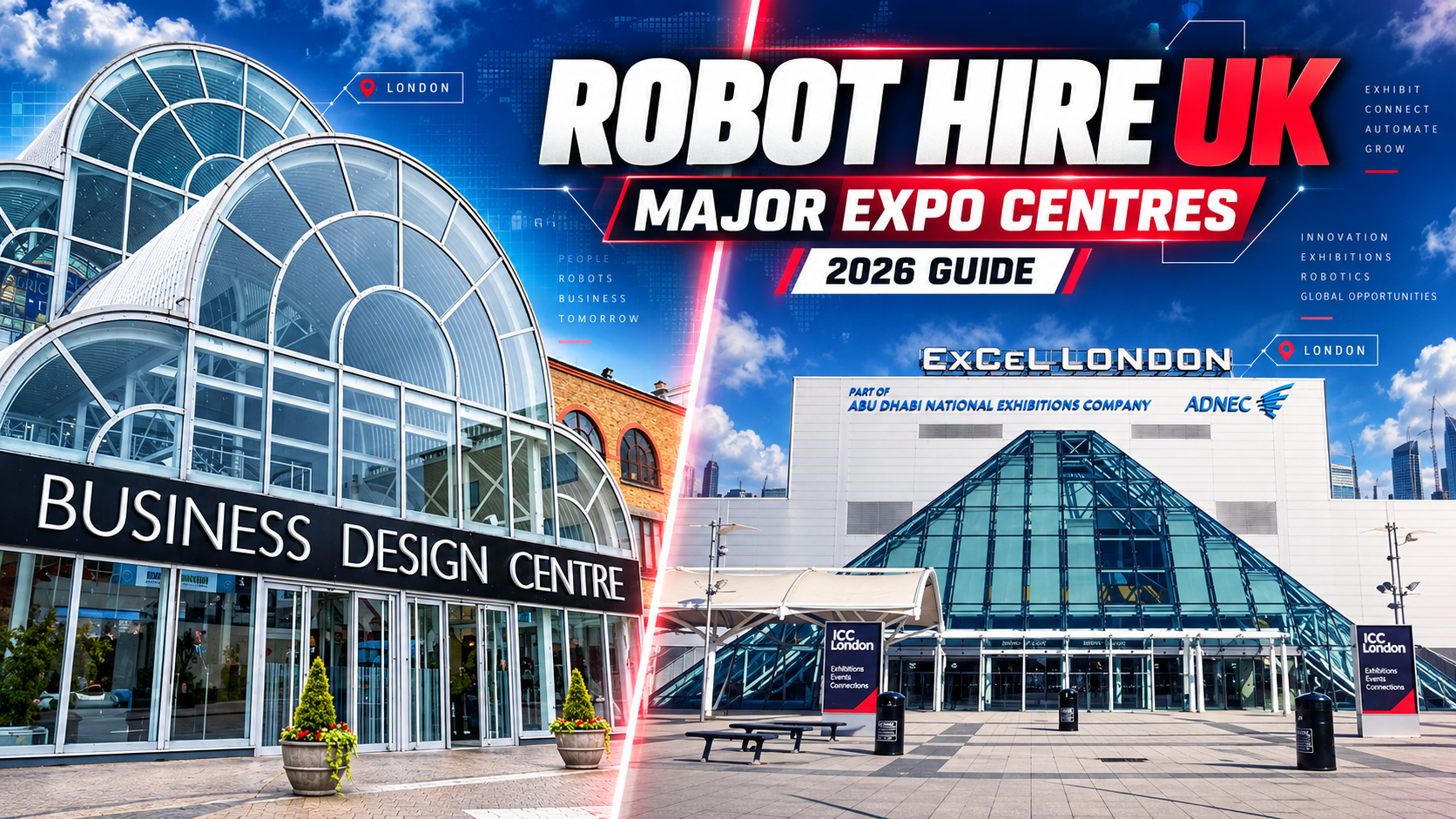 Robot Hire UK - Robotics Rental at Every Exhibition Centre